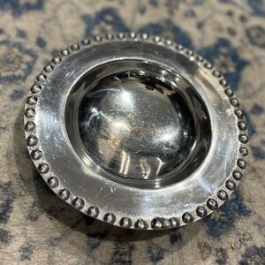 Real Silver Nut Bowl